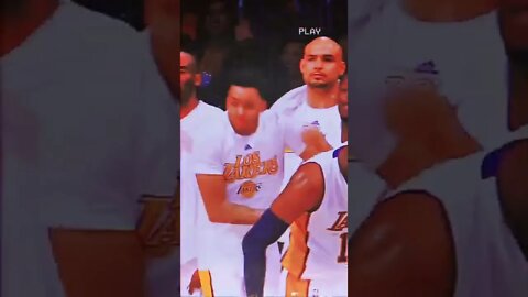 Kobe did not react at all