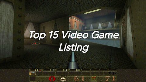 Personal Top 15 Games