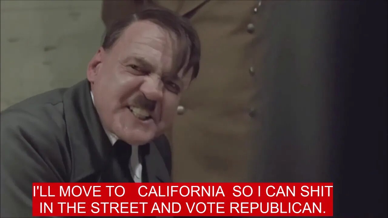 Hitler Moves to California So He Can Shit in the Street