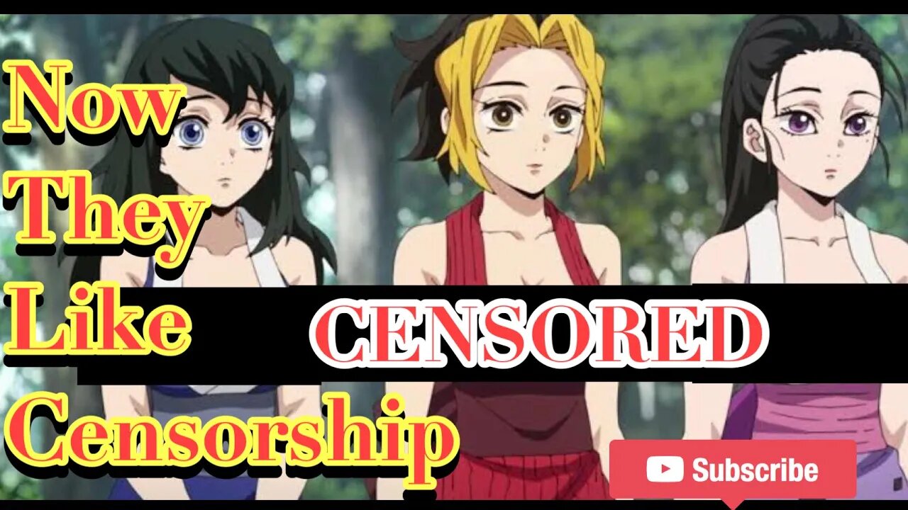 Twitter PRAISES Censorship of Demon Slayer! #demonslayer #censorship #twitter