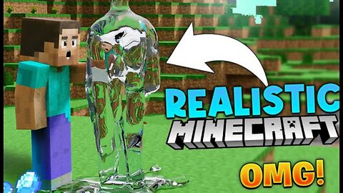 Realastic Minecraft world game 🎮playing in low graphic PC