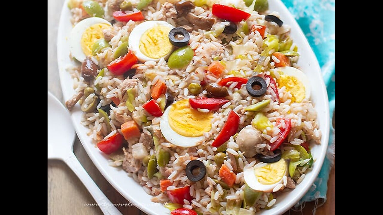 RICE SALAD - COLD DISH (INSALATA DI RISO - PIATTO FREDDO)