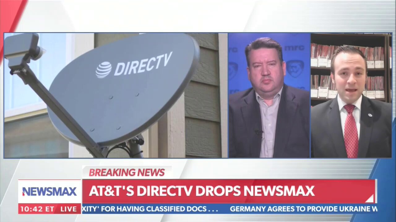 MRC's Tim Graham and Curtis Houck Adress DirecTV Deplatforming Newsmax
