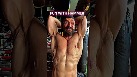 HAMMER FUN #shorts #hammer #veins #abs