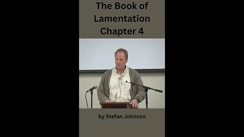 The Book of Lamentations 4 by Stephan Johnson