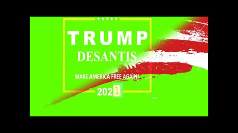 Trump green screen transition