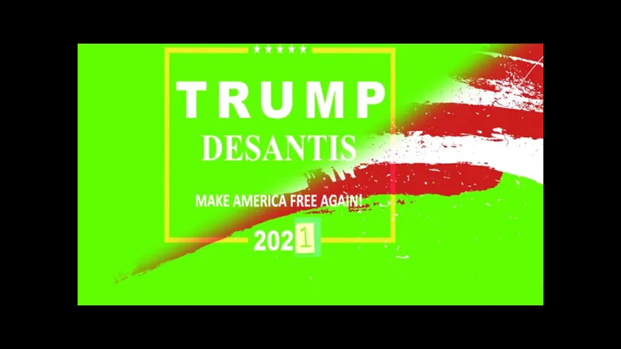 Trump green screen transition