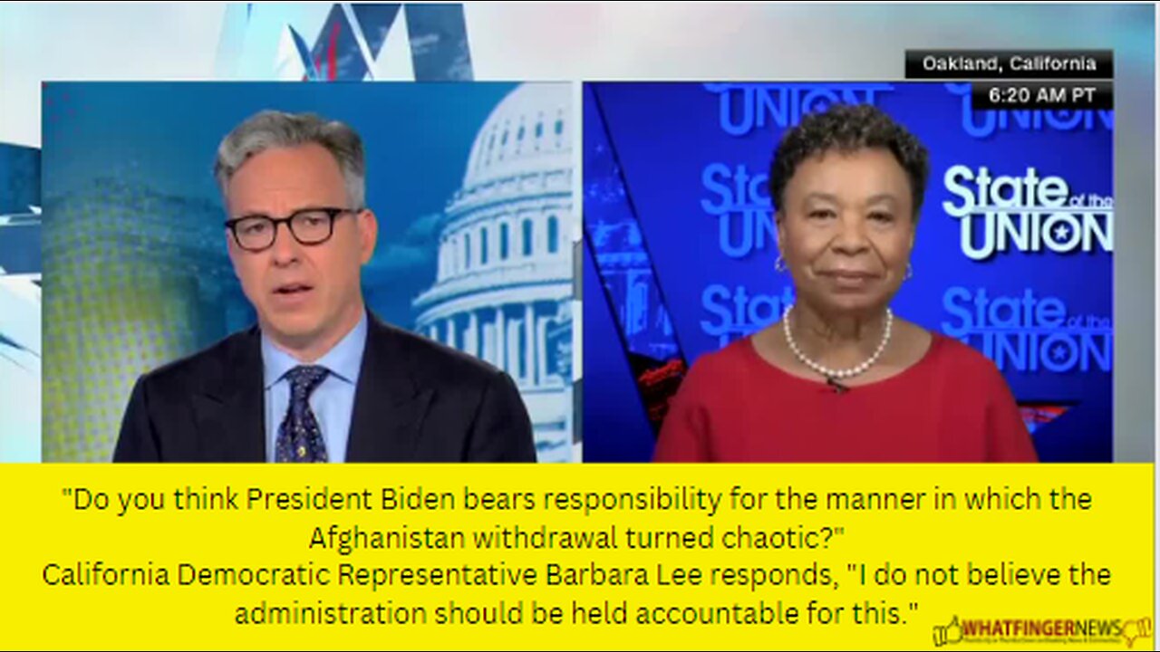 Do you think President Biden bears responsibility for the manner in which the Afghanistan