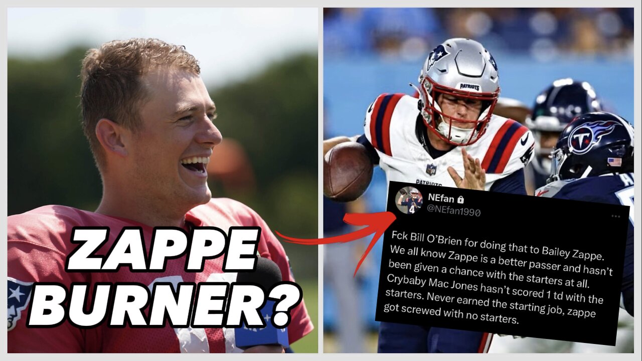 Did Bailey Zappe Really Use A BURNER ACCOUNT To Defend Himself/Trash Mac Jones & OC Bill O’Brien?