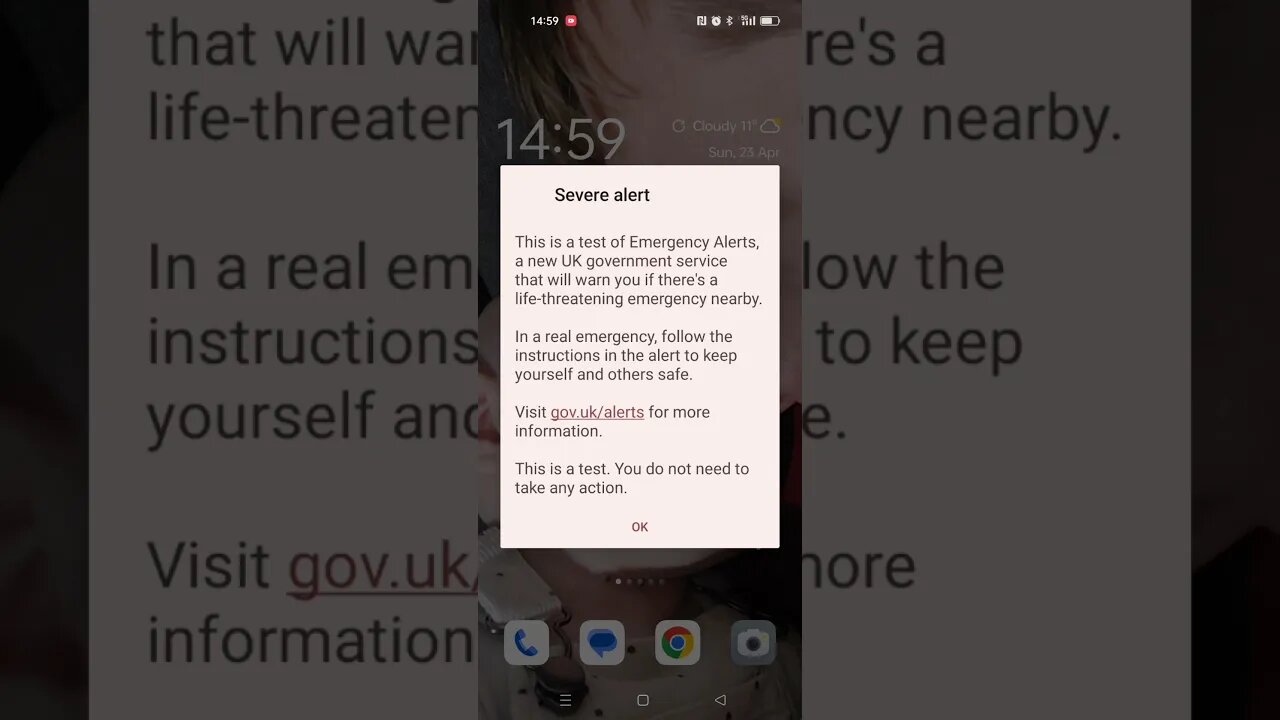 Government Emergency ALERT System Message #government #emergency