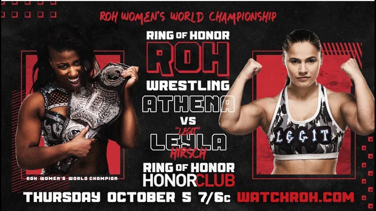 ROH On HonorClub Episode 32 10/5/2023 Full Show Review | Athena vs Leyla Hirsh Scorpio Sky More!!!