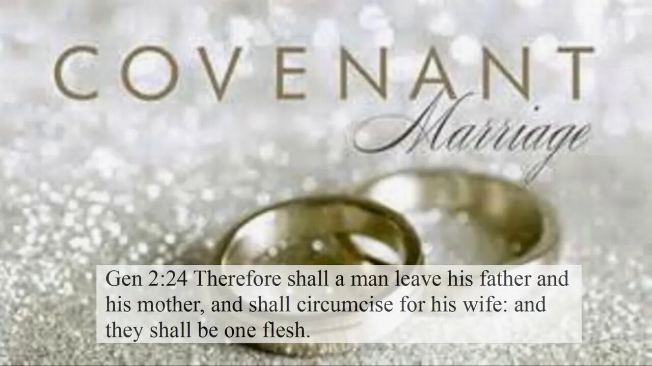 More on Marriage Covenant Gen 2:24 - Evidence of Lying pen of the Scribes