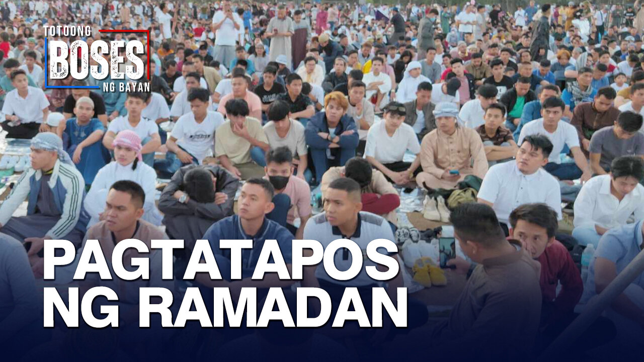 Libu-libong Muslim, nagtipon sa Quirino Grandstand at Blue Mosque sa Taguig para sa Eid'l Fitr