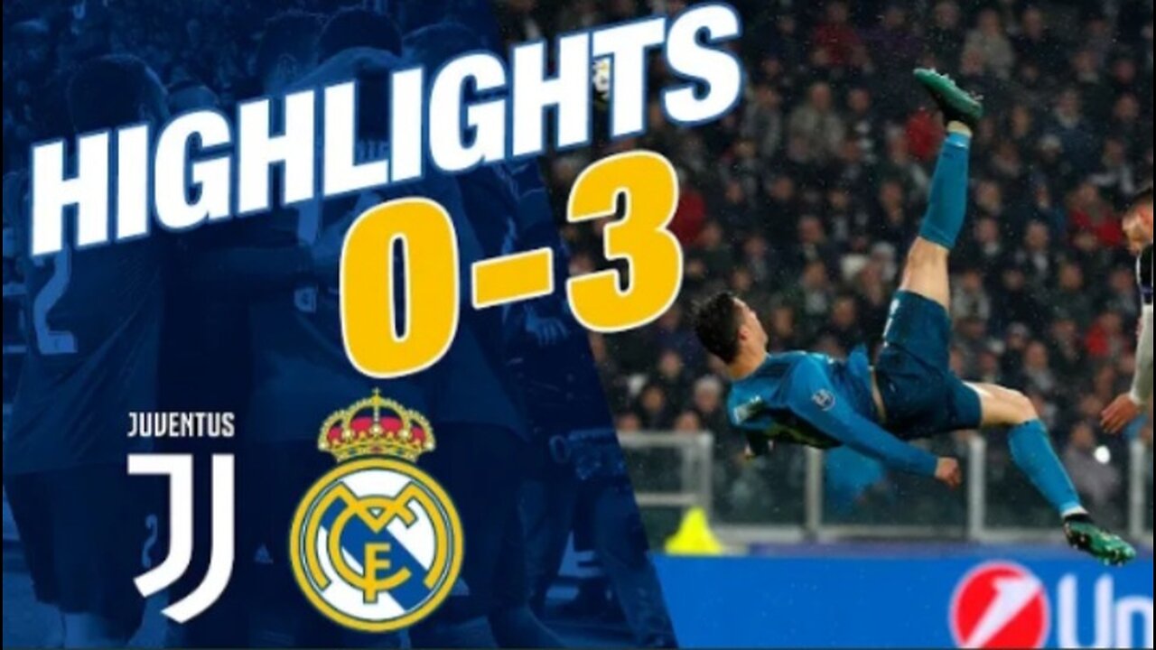 Cristiano Ronaldo's amazing bicycle kick! | Juventus 0-3 Real Madrid | Champions League (2017/18)