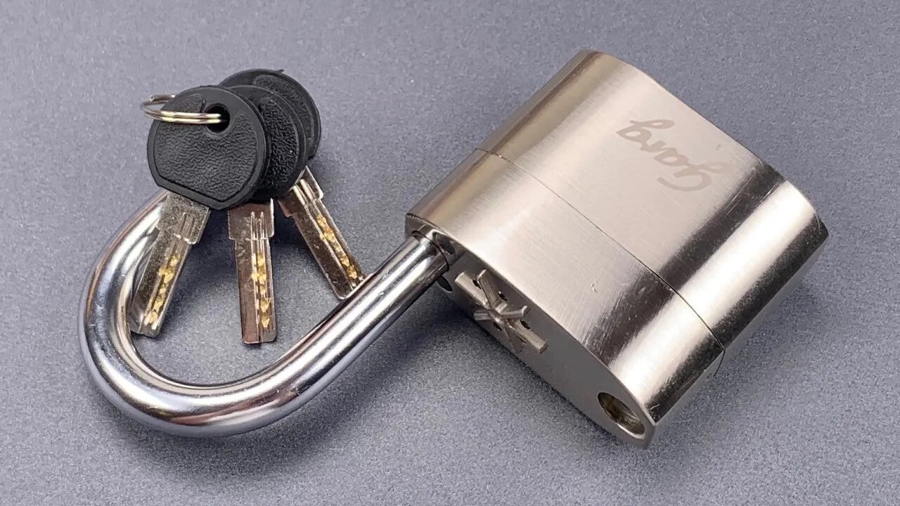 [1076] Indian Alarm Padlock Picked & Disarmed in 5 SECONDS (Garg Model LLAP0005)