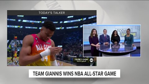 Today's Talker: Team Giannis defeats Team Lebron