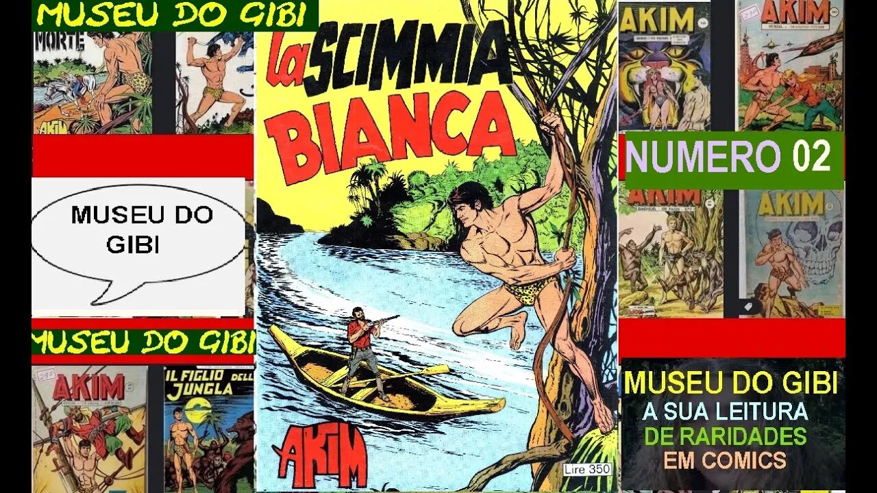 AKIM 02 LA SCIMMIA BIANCA #MUSEUDOGIBI #quadrinhos #comics