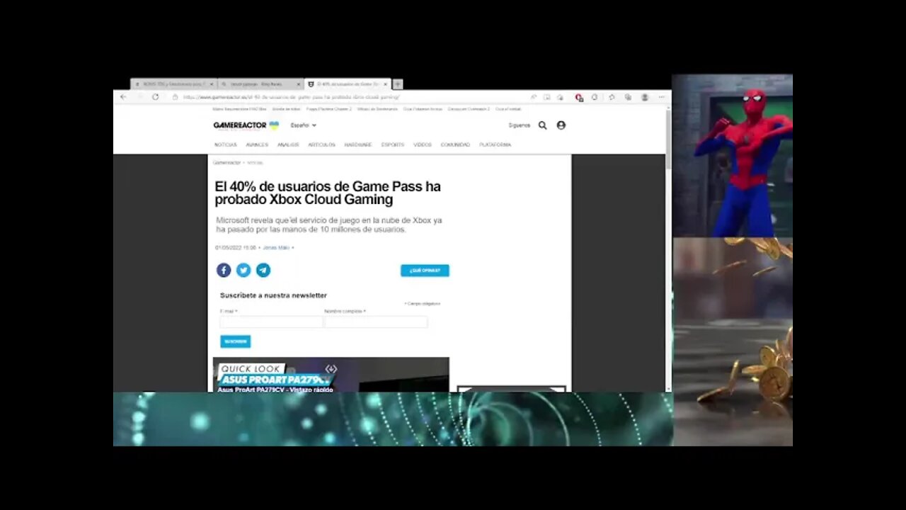 Mas Del 40 % de usuarios esta probando xcloud