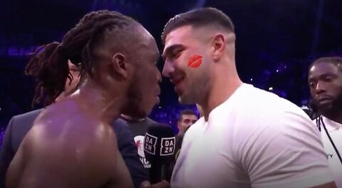 KSI laugh at Tommy fury being dumb. CLICKNOT