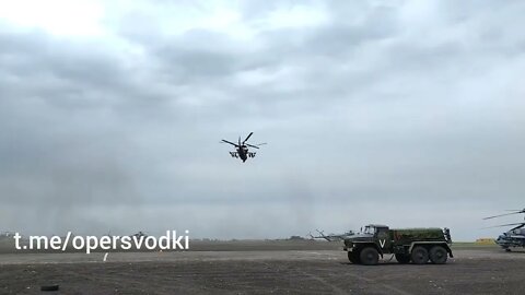 The fighting birds of Group "V" go to combat work