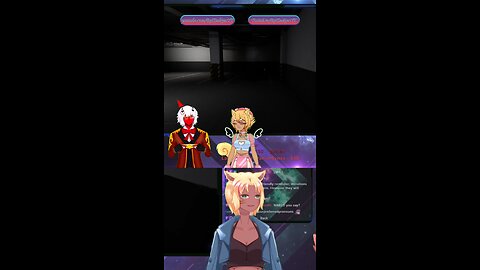Neko enters the back rooms