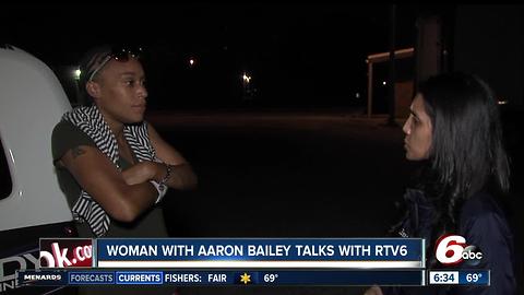 Woman with Aaron Bailey talks with RTV6