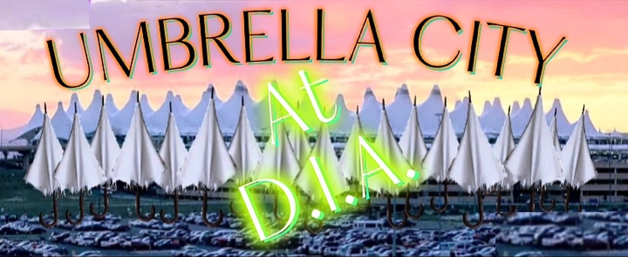 DENVER AIRPORT.... THE ONE AND ONLY "UMBRELLA CITY".... IT WILL TAKE YOUR BREATH AWAY....