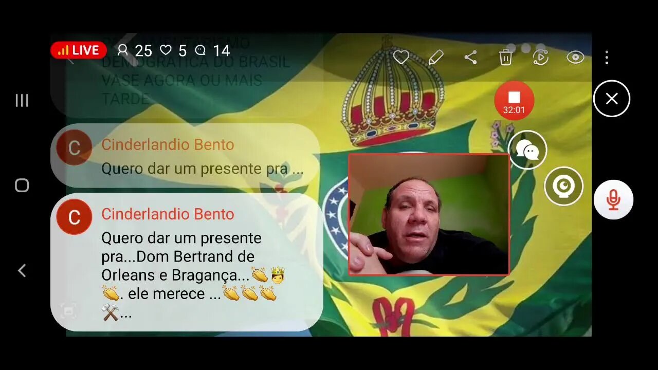 Ao vivo : Feliz dia dos pais