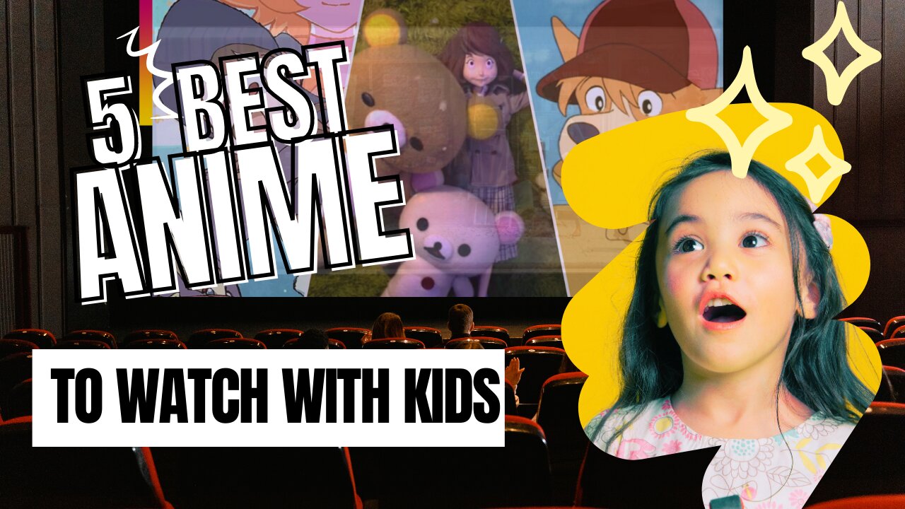 5 Best Anime To Watch With Kids❤👀 #anime #kids #kidsvideo