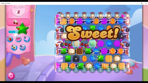 Candy Crush Level 5760 Talkthrough, 20 Moves 0 Boosters