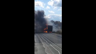 QEW Fire Queen Elizabeth Way