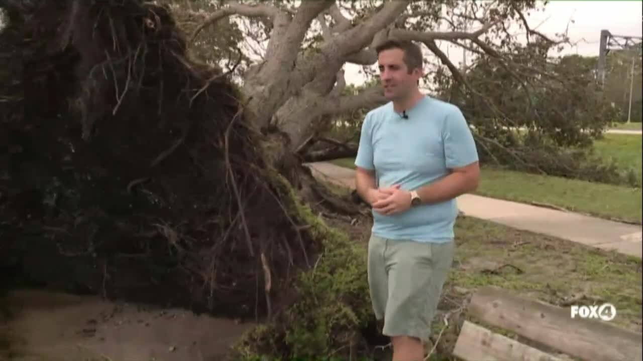 Destruction in Downtown Venice after Hurricane Ian