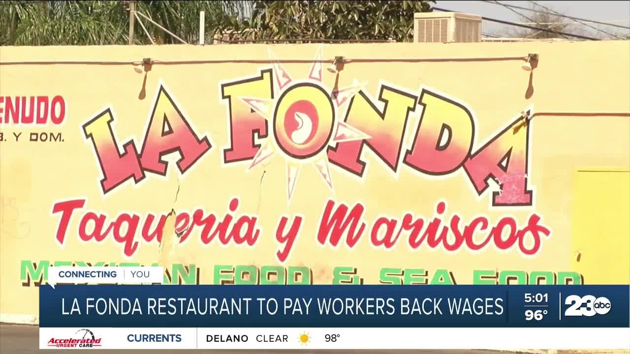 La Fonda restaurant to pay workers back 200K in wages