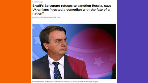 Brazil Neutral As Globalists Encourage Conflict