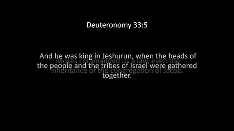 Deuteronomy Chapter 33