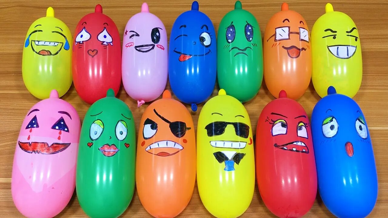Making Slime With Funny Balloons || Satisfying ASMR Video