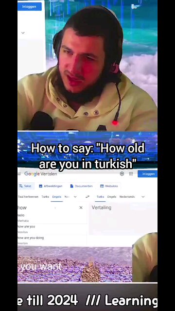 How to say "How old are you"in turkiah