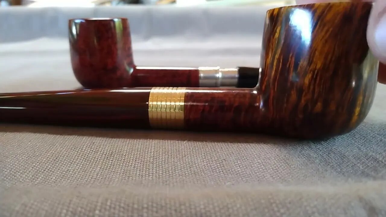 Freshly completed Reading pipe and Bing-esque commissions