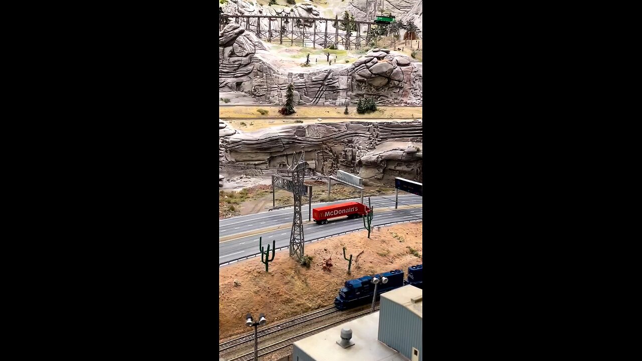 high truck and train