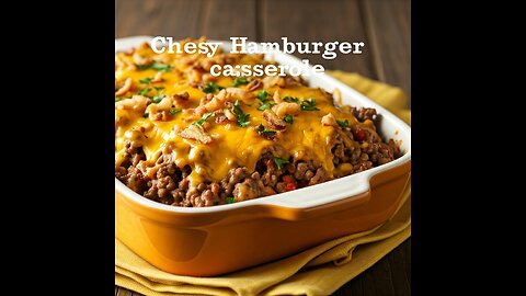 The Ultimate Cheesy Hamburger Casserole Recipe – So Easy & Delicious!