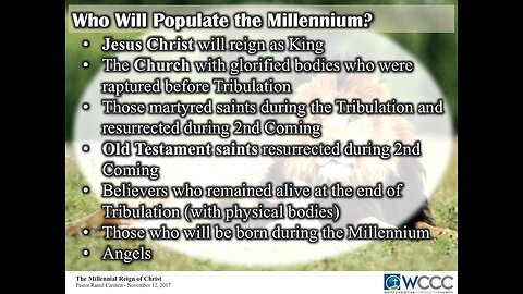 The Millennium Reign of Christ
