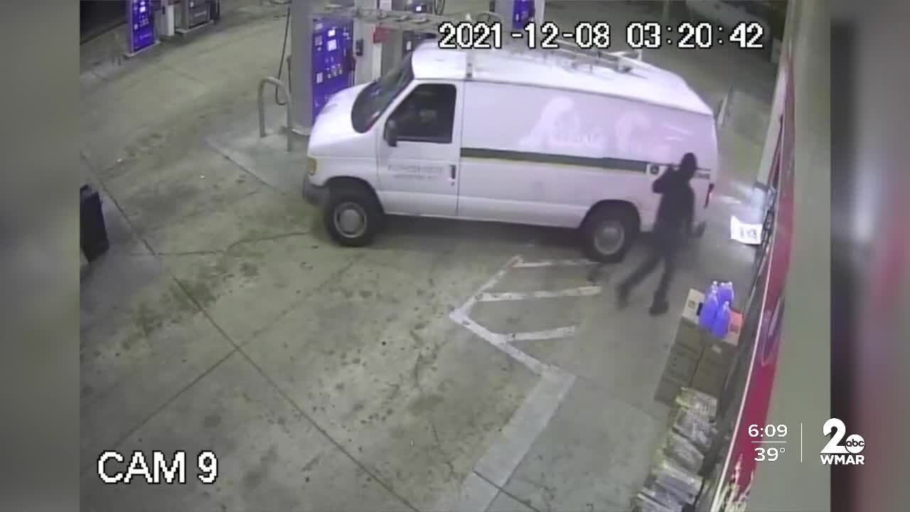 Baltimore Public Works employee used stolen city owned truck in attempt to steal store ATM