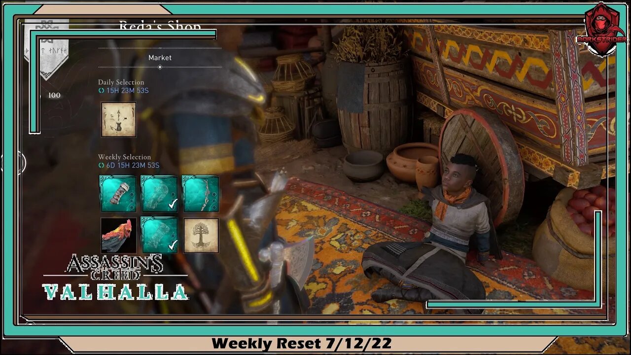 Assassin's Creed Valhalla- Weekly Reset 7/12/22