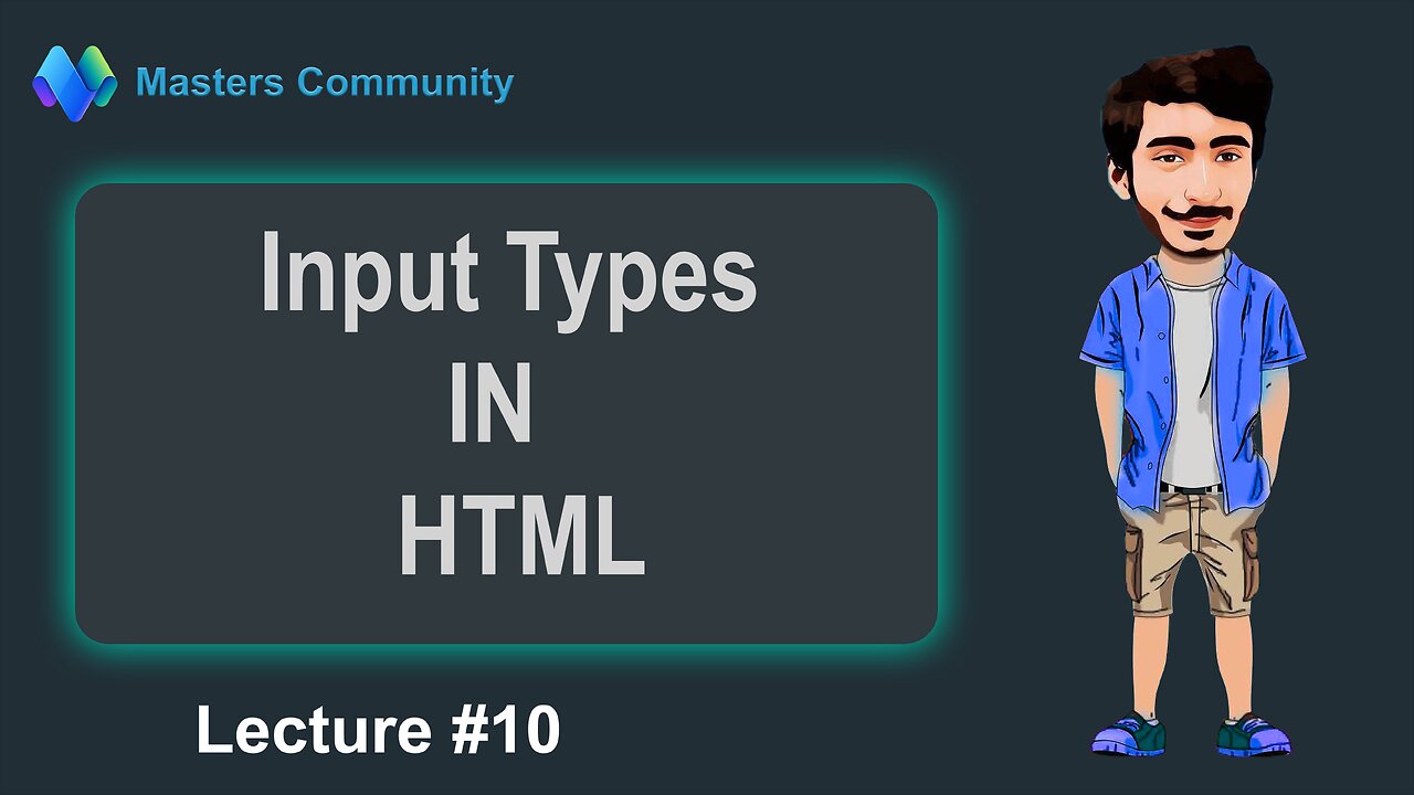 Input Types in Html - Web Development