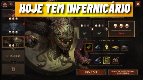 (LIVE) Diablo Immortal - Hoje tem infernicário