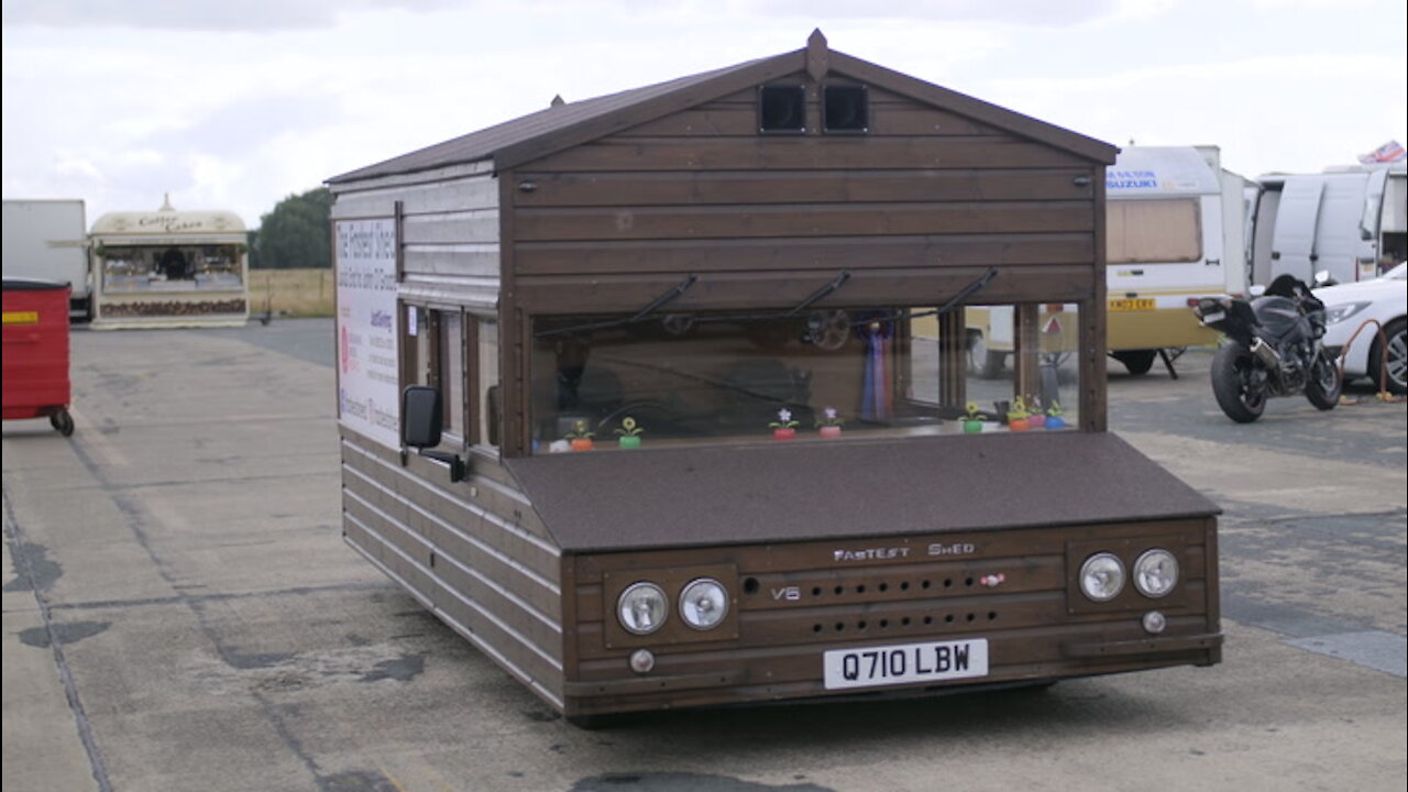World’s Fastest Shed Hits Record Breaking 96mph | Ridiculous Rides