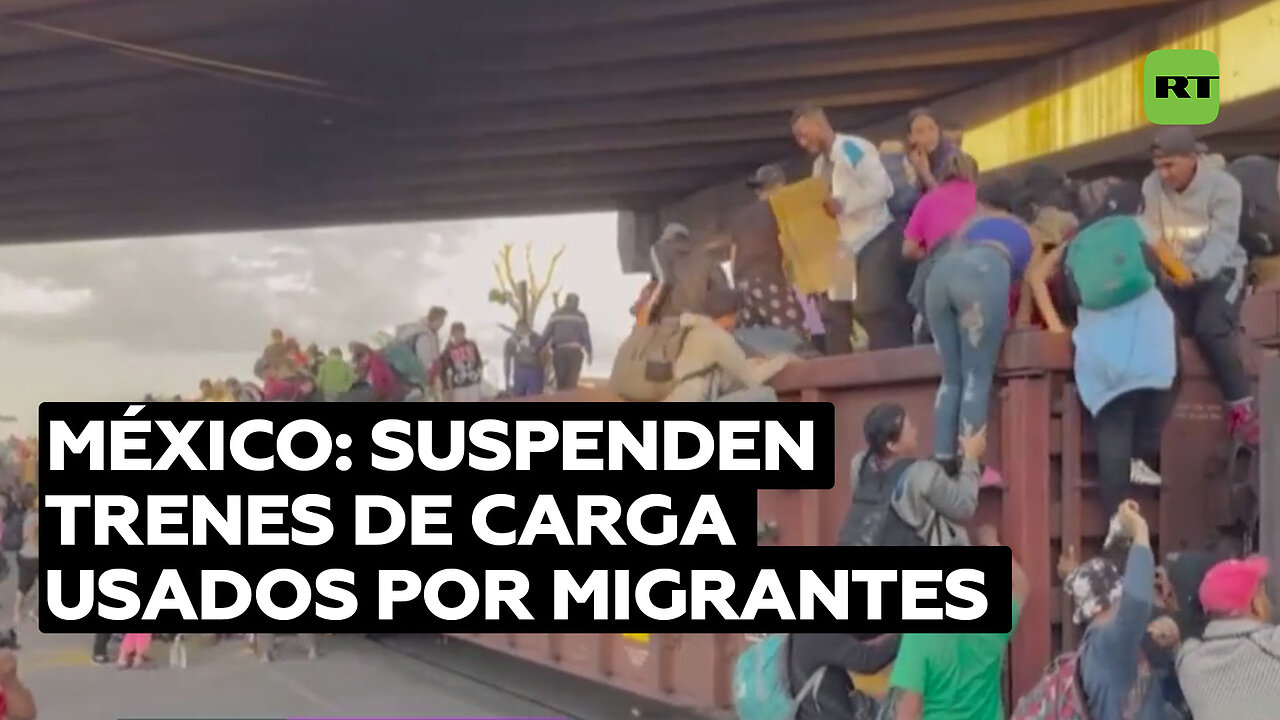 Operación de trenes de carga interrumpida en México
