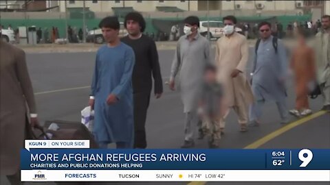 More Afghan refugees arriving in Tucson