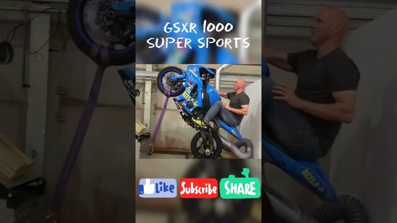 GSXR 1000 Super Sports Bike Wheelie #shorts #foryou #fyp