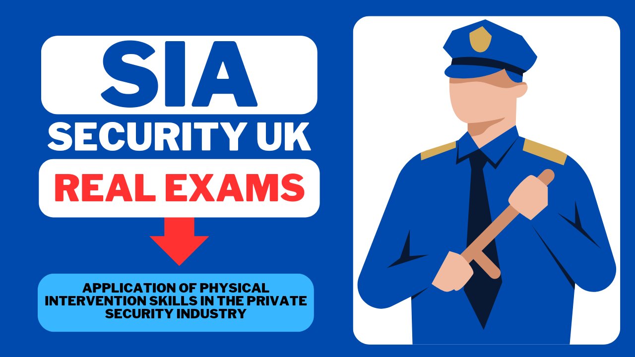 Sia Security License UK REAL EXAM QUESTIONS ANSWERS, Mock Test For Security License UK